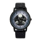 New Luxury Brand Skull Watch Men Quartz Leather Wrist Watches