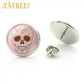 Skeleton Heart Stud Earrings Rock Punk skull earring wholesale price Halloween party fashion Retro for women jewlery A651