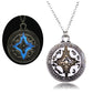 Vintage Steampunk Ancient Rome Compass Glow In The Dark Necklaces Jewelry Long Chain Glowing Pendants & Necklaces Men's Gifts