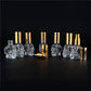 1pcs 8ML 10Colors Mini Travel Unique PersonalitY Skull Shape Empty Glass Perfume Bottle Small Sample Portable Parfume Bottles