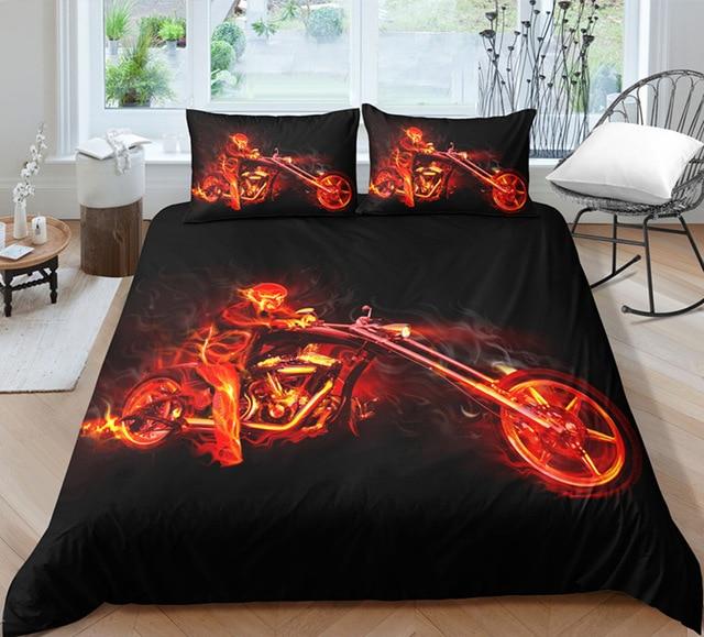 Unique Designed Skull Bedding Set Popular Hot Duvet Cover Set