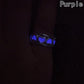 Glowing Ring Glow In The Dark Hollow Heart Love Open Ring Women Alloy