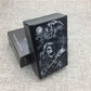 King Death Skulls Aluminium Alloy Fashion Cigarette Case Laser Carved Will Not Fade Cigarette Boxes Smoke Case