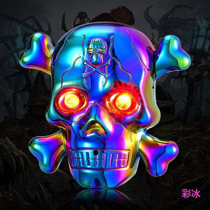Electronic Lighter Skull Head Horror Sound USB LED
