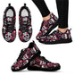 3D Sugar Skull Woman Shoes Spring Casual Shoes Sneakers Punk Style Breathable Round Toe Lace-up Students Shoes