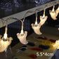 10 LED Hanging Halloween Decor Pumpkins/Ghost/Spider/Skull LED String Lights Lanterns Lamp For DIY Home Outdoor Party Supplies