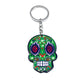 Set of 10 Sugar Skull Key Chain