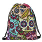 Daily backpack unisex mexican skull women backpacks blue softback 3d print polyest