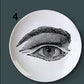 Human Body structure decorative plate art ceramic dish display tray club price fun skull dish creative kitchen decoration set