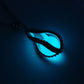 Newly Fashion Teardrop Necklace Glow in the Dark Pendant the Little Mermaid Romantic 4 Colors KQS