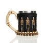 Royal Noble Skull Mug Dragon Mug Resin Stainless Steel Coffee Tea Beer Drinkware Barware for Home Offfice Party