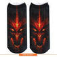 New arrival Women Low Cut Ankle Socks Funny Skull 3D Printing Sock Cotton Hosiery Gothic Punk Shantou Printed Sock