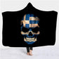 Hooded Blanket for Adult Gothic Color Skull