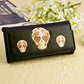 Lady wallet long wallet purse lady skull tide spot