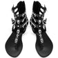 Cross Skull Flat Sandals Women Summer Shoes Roman Style Fashion Sandals Shoes Women Flat Sandals Slippers Flip Flops