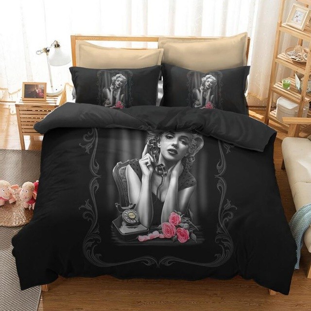 Skull Men Bedding Set Sexy Bedding Sets Luxury Home Bedding Set Bedclothes Bed Linen Set Queen Duvet King Double Home Textile