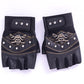 Long Keeper Skulls Rivet Leather Gloves