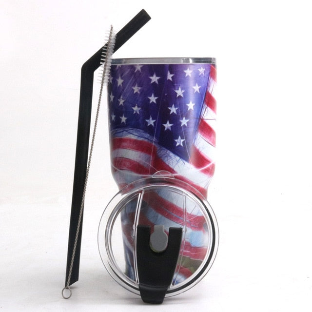 Powder Coated Tumbler Stainless Steel Tumbler 30 oz Double Wall