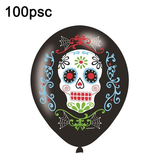 10/20/30/40/50/100PCS Halloween Latex Balloons