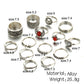 Crazy 14 pcs /Set Flower Midi Ring Sets for Women Boho Beach Vintage Turkish Punk Sun Knuckle Ring Jewelry