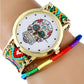 Women Watch Sugar Skull woman dress wristwatch Fashion Hippie Fabric Bracelet Skeleton reloj dama Geneva Style