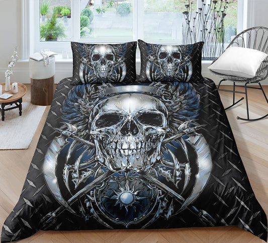 Unique Designed Skull Bedding Set Popular Hot Duvet Cover Set