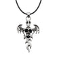 Fashion Steampunk Inverted Pentagram Pan God Skull Goat Head Pendant Necklaces Satanism Satanic Occult Metal DIY Choker Necklace
