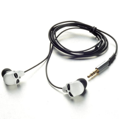 1 Piece Hot Sale Unique Desgin 3.5mm In Ear Earphone Skull Stereo Headset For MP3 MP4 Smartphone Earphones