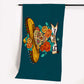 Sugar Skull Tapestry Wall Hanging Floral Home Decor Mandalas Wall Carpet Polyester Tapestry Beach Towels Sunblock Shawl