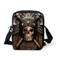 Brand Designer Punk Skull Head Printing Mens Messenger Bags for Men Casual Crossbody Bags,Boys Small Kids Travel Shoulder bag
