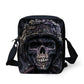 Brand Designer Punk Skull Head Printing Mens Messenger Bags for Men Casual Crossbody Bags,Boys Small Kids Travel Shoulder bag