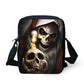 Brand Designer Punk Skull Head Printing Mens Messenger Bags for Men Casual Crossbody Bags,Boys Small Kids Travel Shoulder bag
