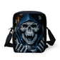 Brand Designer Punk Skull Head Printing Mens Messenger Bags for Men Casual Crossbody Bags,Boys Small Kids Travel Shoulder bag