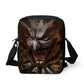 Brand Designer Punk Skull Head Printing Mens Messenger Bags for Men Casual Crossbody Bags,Boys Small Kids Travel Shoulder bag