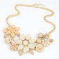 Jewelry Fashion Gem Flower Necklace Choker Necklaces Statement New For Woman