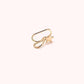 Fashion 1Pc Silvery/Golden Ear Cuff Earrings Women Charming Hot Non Piercing Cartilage Ear Clip