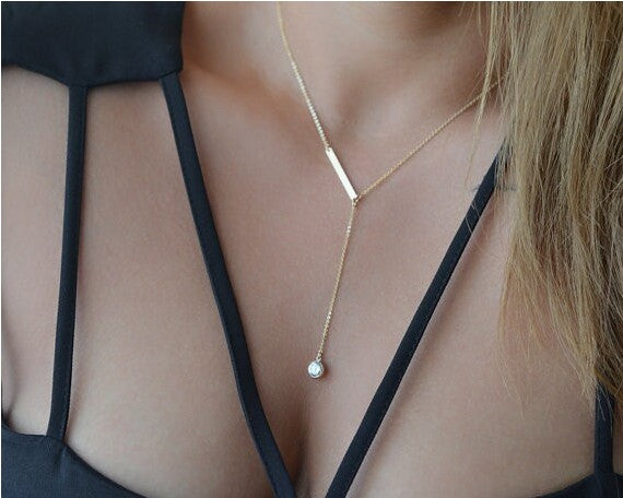 Jewelry trade clavicle short necklace pendant sweater chain men and women crystal dots multilayer beach accessory