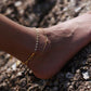 Sexy Gold silver plated Ankle Chain Anklets Bracelet New Charm Anklet for Women Vintage Foot Jewelry