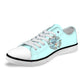 Skull Printing Men's Vulcanize Shoes Teenagers Punk Style Sneakers for Student Cool Canvas Shoes Lace-up Walking Shoe