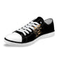 Skull Printing Men's Vulcanize Shoes Teenagers Punk Style Sneakers for Student Cool Canvas Shoes Lace-up Walking Shoe