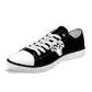 Skull Printing Men's Vulcanize Shoes Teenagers Punk Style Sneakers for Student Cool Canvas Shoes Lace-up Walking Shoe