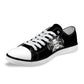 Skull Printing Men's Vulcanize Shoes Teenagers Punk Style Sneakers for Student Cool Canvas Shoes Lace-up Walking Shoe