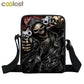 Grim Reaper Skull Handbags Women Messenger Bags Cool Rock Crossbody Bag Kids Shoulder Bag For Teenager Boys Girls Best Gift