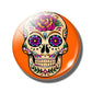 20 PCS Sugar Skull Day of The Dead 25MM Glass Cabochons