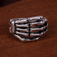 Punk Vintage Trend Men's Ring Gothic Men Skull Flower Biker Zinc Alloy Ring Man Fashion Rings Free Shipping sa977