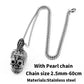 Gothic Carving Pendant Necklace  Stainless Steel Skull Jewelry