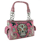 Sugar Skull Purse with Concealed Carry Pocket Handbag