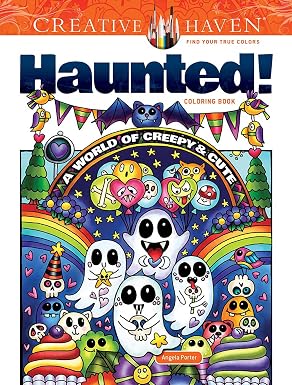 Creative Haven Haunted! Coloring Book: A World of Creepy and Cute (Adult Coloring Books: Holidays & Celebrations) - sugar skull book