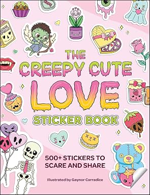 The Creepy Cute Love Sticker Book: 500+ Stickers to Scare and Share (Creepy Cute Gift Series) - skull sticker