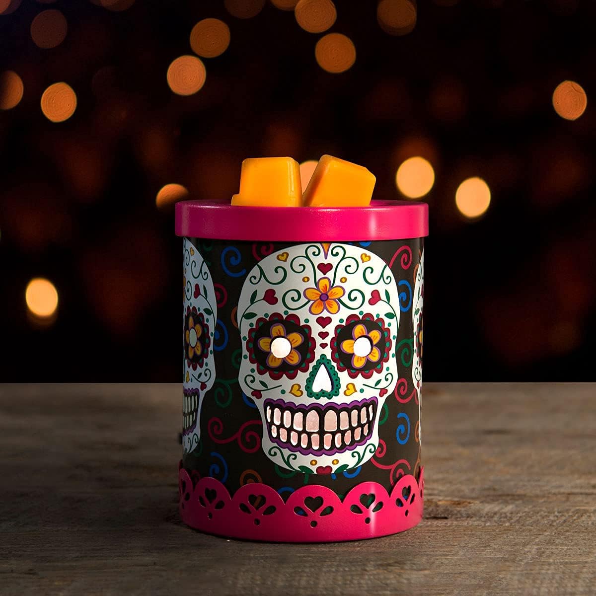 ScentSationals Festivo - Day of The Dead Wax Warmer for Scented Wax Melts